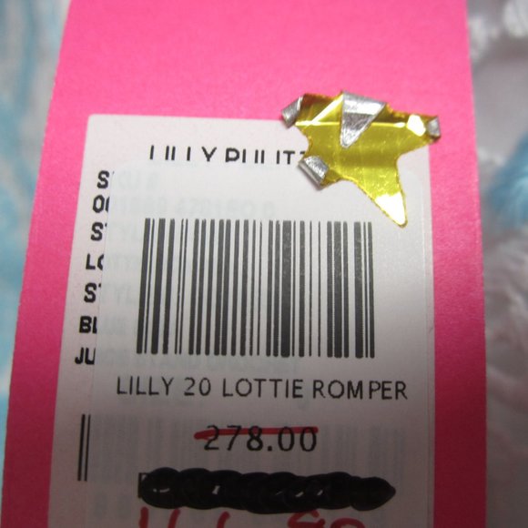 Lilly Pulitzer 0 NWT Lottie Romper Juice Stand - Picture 2 of 8